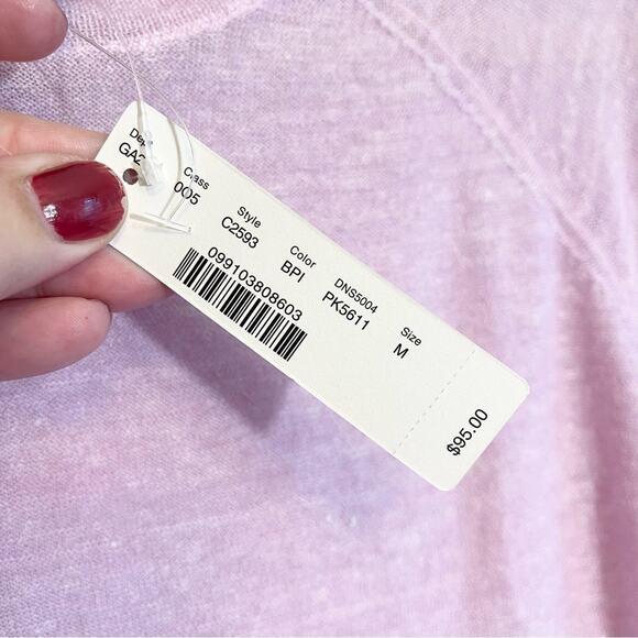 NWT J Crew Lilac Wool Linen Blend Sweater Size M - Picture 9 of 12